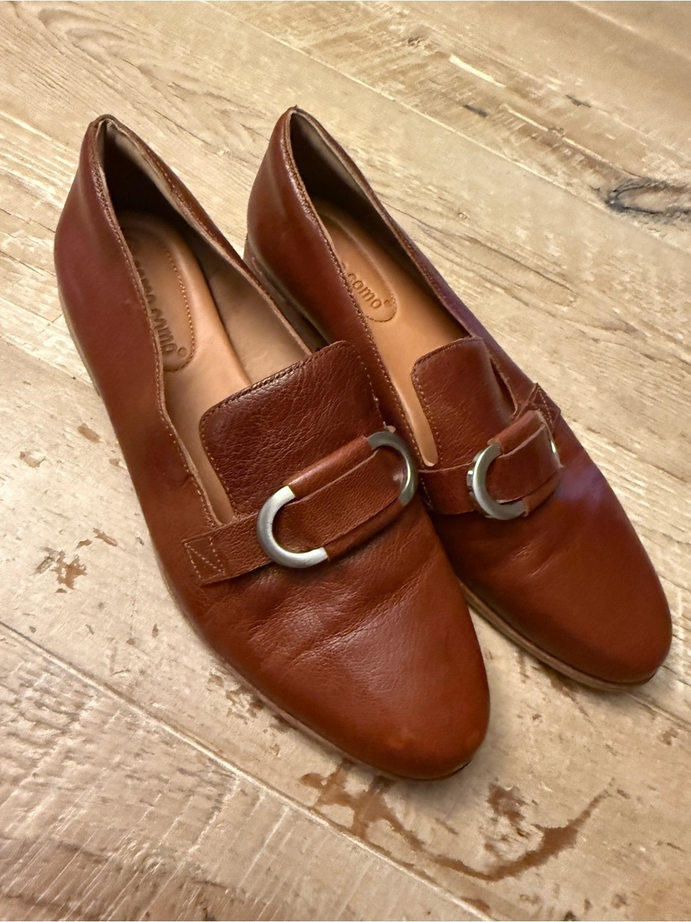 Corso Como Leather Whiskey Loafers NWOT~ Clarrah. 6.5